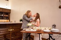 Bride getting ready at territory ballroom