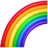 Rainbow emoji high res