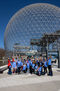 Photographie de groupe Trottier Fourndation Biosphère Montréal