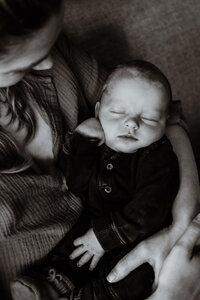 Newborn fotoshoot thuis Mascha Elzinga Fotografie