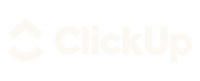 ClickUp logo cream