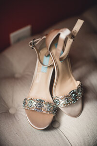 Chart House NJ Wedding Bride's Shoes