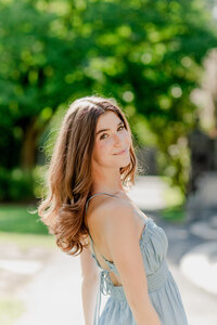 High school senior session outdoors in Pittsburgh, PA