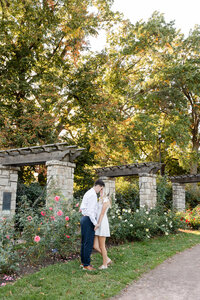 Kansas City engagement photos Loose Park