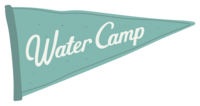 Water Camp pennant logo