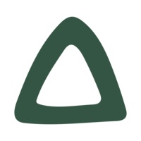 Born to Roam brand element green triangle