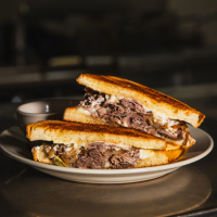 Prime Rib Dip Sandwich from Max Dales Steak and Chop House Mount Vernon Restaurant