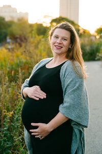 Maternity session in Lincoln Park