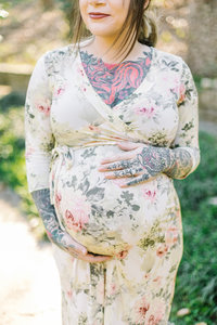 Moms with Tattoos Atlanta Maternity Session