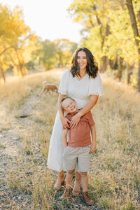 Anna Christine Photo and son in St. George Utah