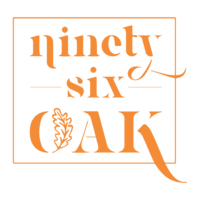 Ninety Six Oak logo orange