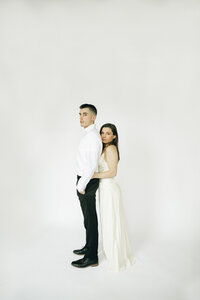 NH Wedding Photographer | Studio Engagement Photography | Concord, NH Photography Studio