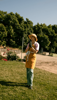 Farmers harvesting fresh produce on a sunny day at the farm where Farm Dinner LA hosts outdoor farm-to-table events