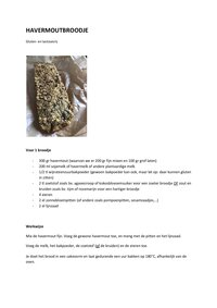 Havermoutbroodje