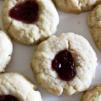 Sweets By Sarah K | Raspberry Thumbprint Cookie