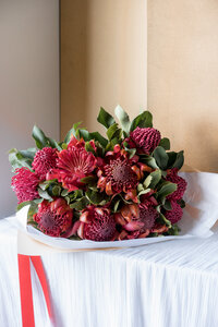 Bouquet of red flowers