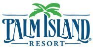 A logo for Palm Island Resort, that Ashley Stepanoff managed marketing efforts for.