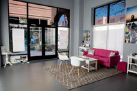 seating area for market common photography studio in myrtle beach, south carolina