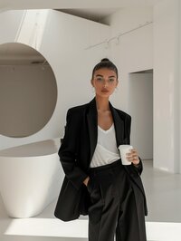 Bride and groom walk up memorial steps at their DC wedding