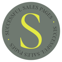 Logo for Successful Sales Pages, a course to teach you how to build your own sales page.