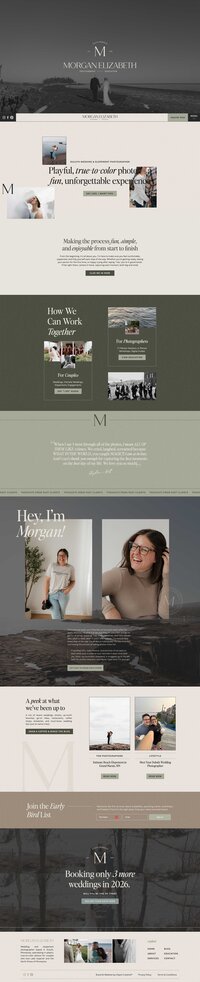 Homepage of Harry's website