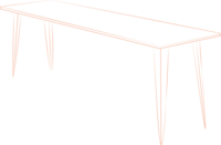 Brand icon representing luxury event setup and design, featuring an elegant table setup. This image showcases high-quality and sophisticated table arrangements for upscale events.