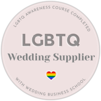 LGBTQ Wedding Business School  Badge