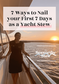 superyacht stewardess cv