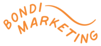Bondi Marketing alternate logo orange