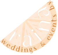 Alt logo of an orange slice with wedding planning company name