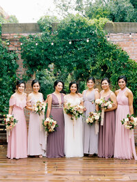 bridesmaids, bridesmaids, bouquets, wedding flowers, fall wedding flowers, Dallas- Fort worth, wedding florist