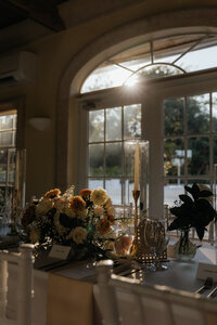table setting at wedding in texas