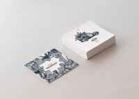 Angled Beauty Business Cards