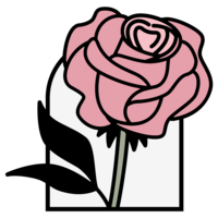 Courtney Marie Imaging logo rose