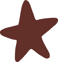 Coffee illustration of star