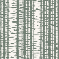 Earthy sage green and off-white highly textured hand drawn sketchy ikat lines, stripes, columns
