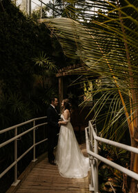 intimate summer garden wedding by calgary wedding photographer danielle boulger photography