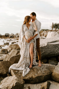 Sunset Maternity Photoshoot
