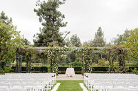 Ceremony Location at Rancho Bernardo Inn