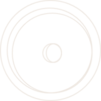 group of white circles which make up an icon