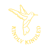 Kindly Kindled Events alternate logo yellow