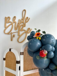 elegant bridal shower balloon decoration for wife to be in orange county california