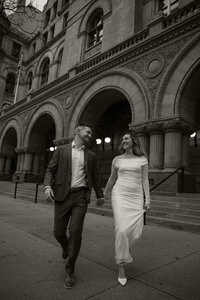 Milwaukee wisconsin couple during engagement session