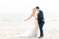 intimate beach wedding photography