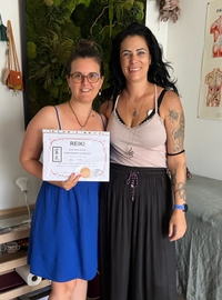 Remise de diplôme Reiki 3 Laure Mollet