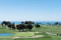 Torrey Pines Wedding with golf course and beach views