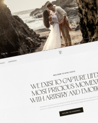 Mobile preview of a Showit website design for creative entrepreneurs