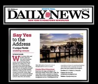 Newspaper write up about Palafox Wharf Waterfront Wedding Venue by the Daily News for weding venue as a wedding place in Pensacola FL.  it is an all-in-one venue.  It is a spacious venue which is air-conditioned with a 40' bar handcrafted from preserved WWII elements.  Can accommodate up to 175 guests