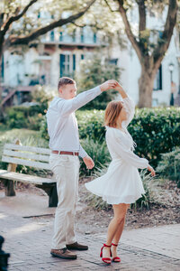 engagement session  bride groom