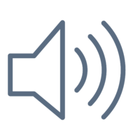 Icon of sound waves representing frequency and vibration